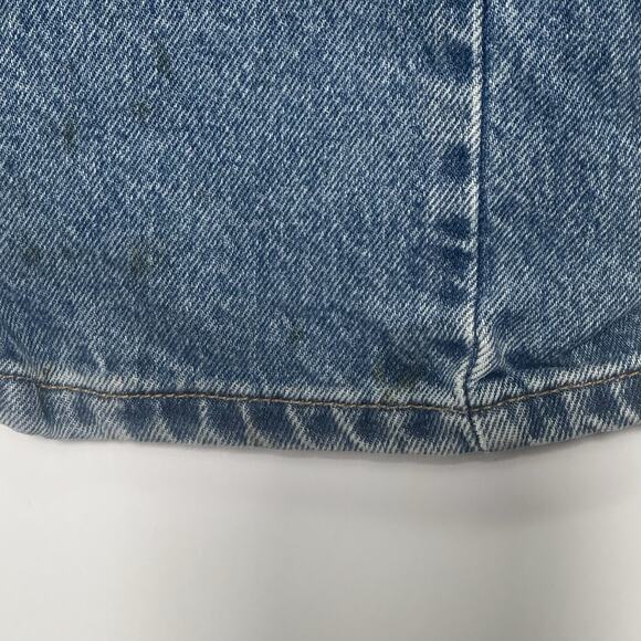 VTG 1990 Levi’s 505 Jeans 34x32 Regular Fit Straight Leg Blue Denim Distressed - Picture 13 of 16